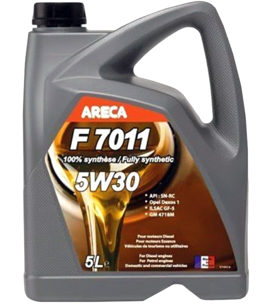 Моторное масло ARECA F7011 5W-30, 5л